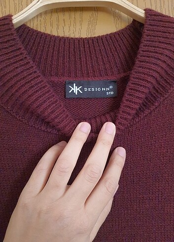 KK Design Bordo Triko Elbise