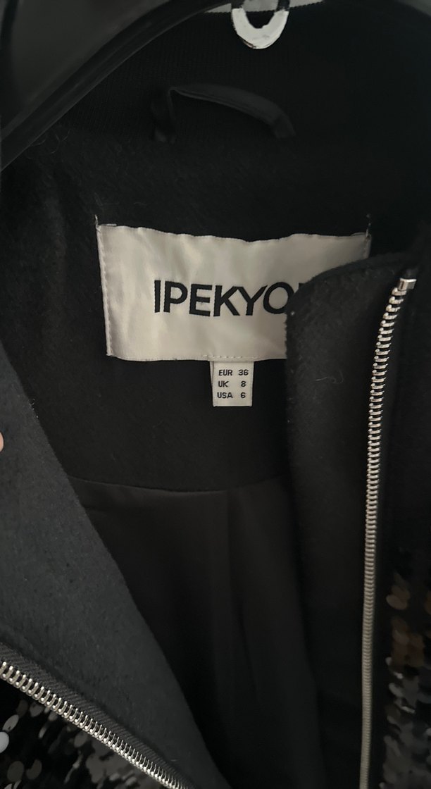 Siyah Payetli Kadın Ceket - Görsel 2