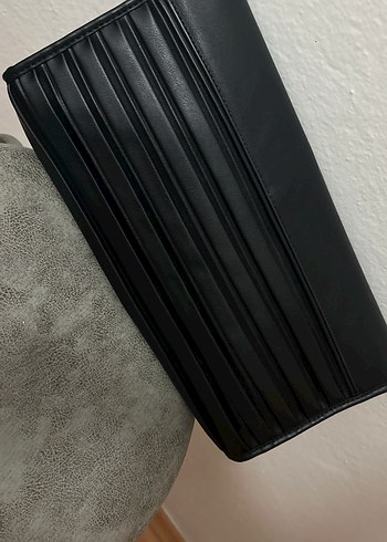 Siyah Deri Kadın Clutch Çanta ipekyol - Görsel 2