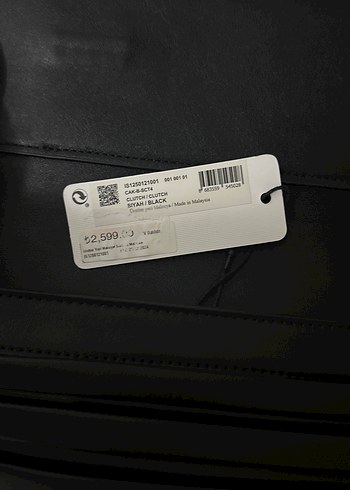 Siyah Deri Kadın Clutch Çanta ipekyol - Görsel 5