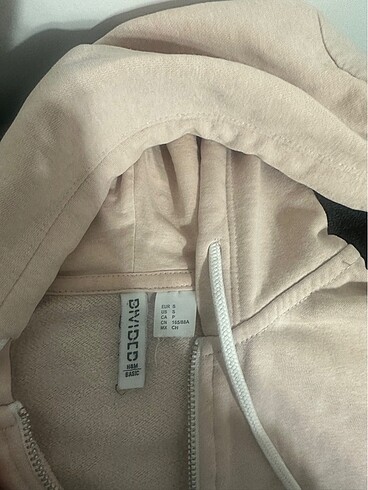 H&M Hm toz pembe ceket