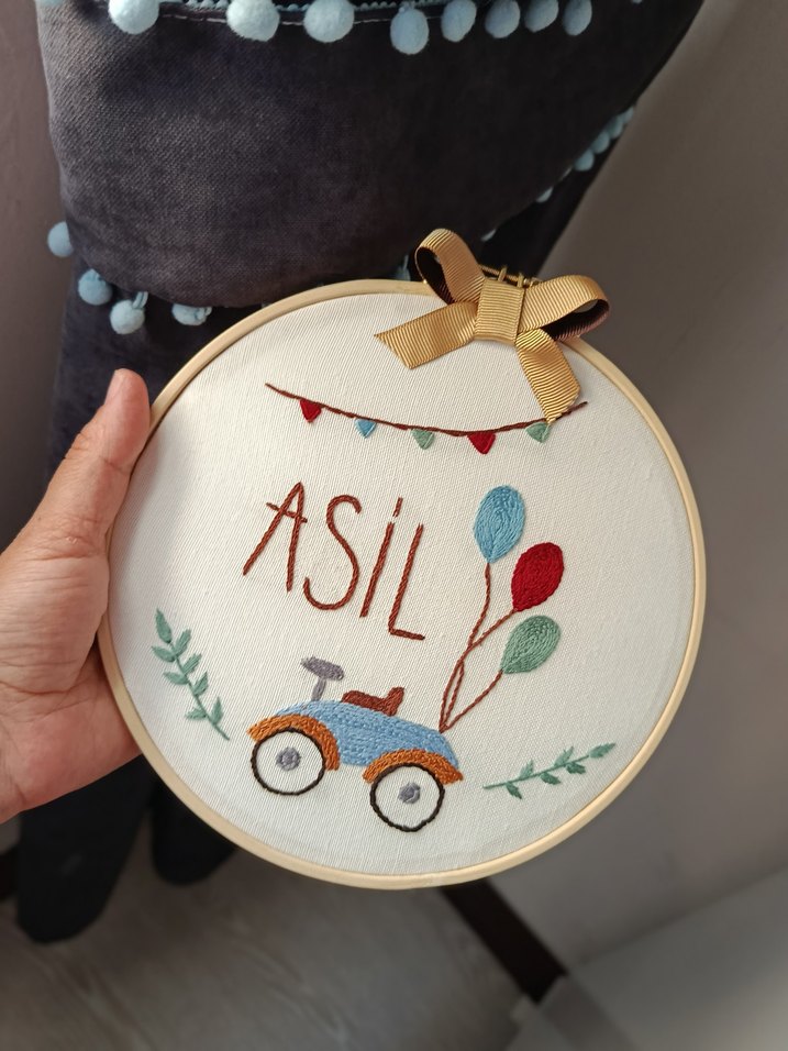 Nakışlı bebek panosu - Görsel 2