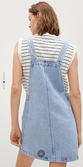 Açık yıkama kot jile - Görsel 2