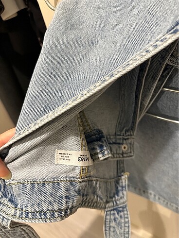 Açık yıkama kot jile - Görsel 5