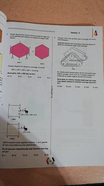  Acil geometri tyt ayt deneme