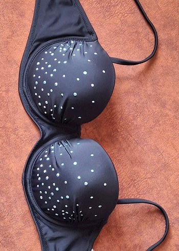 42 Beden Siyah Bikini üstü
