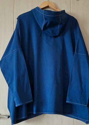 Büyük Beden mavi ceket &parka - Görsel 5