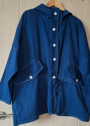Büyük Beden mavi ceket &parka - Görsel 3