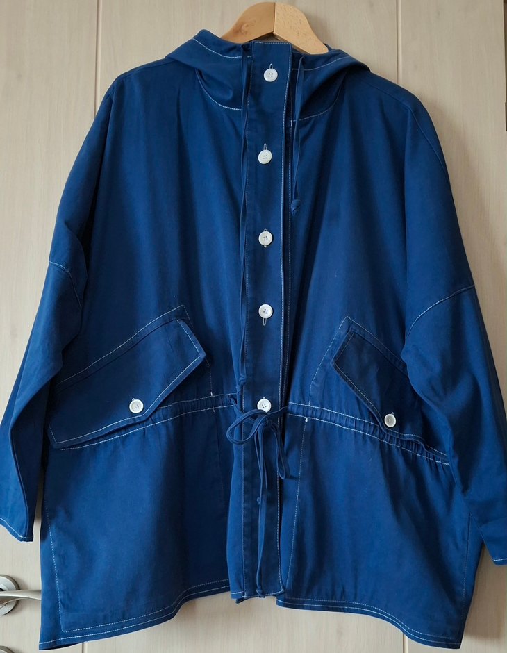 Büyük Beden mavi  ceket &parka - Görsel 2
