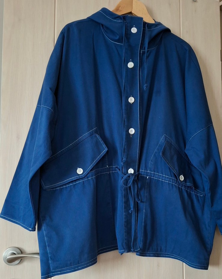 Büyük Beden mavi  ceket &parka - Görsel 3