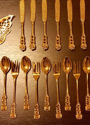 Karaca ALMAN MALI GOLDTATLI SERVİS TAKIMI