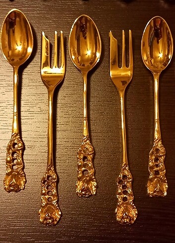 Beden altın Renk ALMAN MALI GOLDTATLI SERVİS TAKIMI