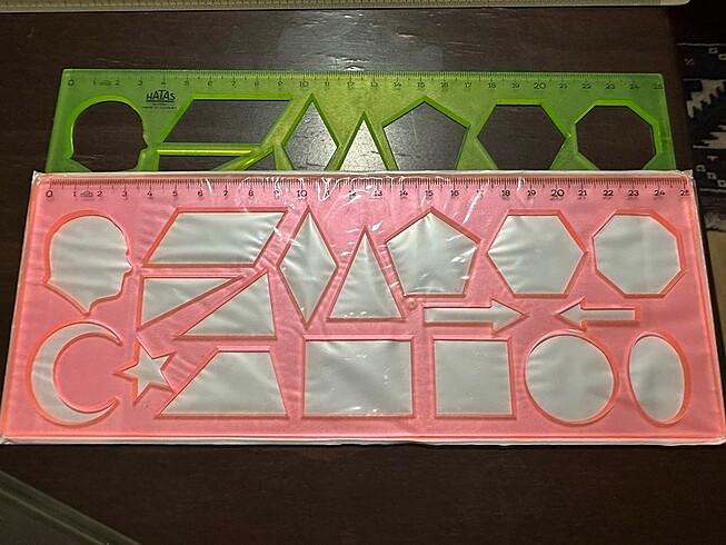 Beden Geometrik şekilli cetvelller
