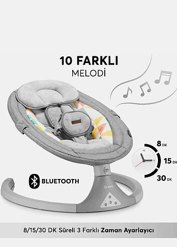 Elelebaby Otomatik sallanabilir ana kucağı