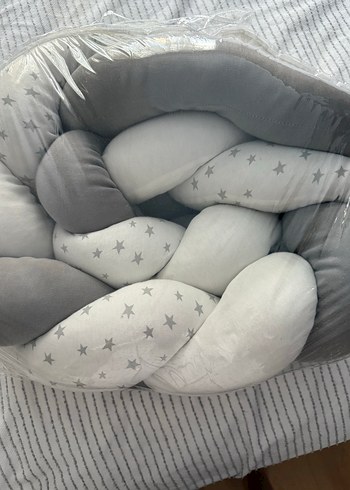 Little Dreams Bebek Beşik Kenar Koruyucu Gri - Görsel 2