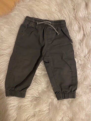 9-12 Ay Beden çeşitli Renk H&M jogger 3lü pantalon
