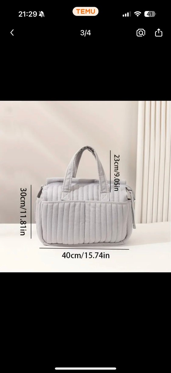 Anne bebek çantası - Görsel 3