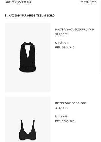 Zara Zara Siyah V Yaka Drapeli Crop Top