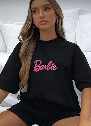 Barbie baskılı tişört 