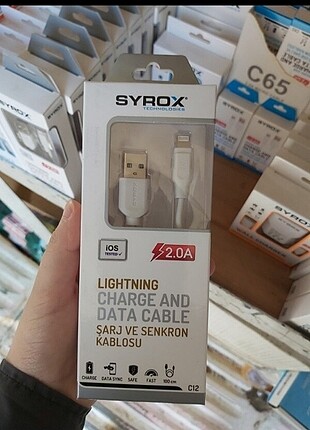 Syrox iPhone sarj kablosu 2 adet