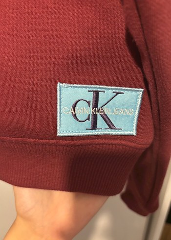 36 Beden bordo Renk Calvin Klein Sweatshirt