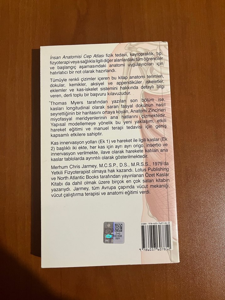 İnsan Anatomisi Cep Atlası - Chris Jarmey - Görsel 2