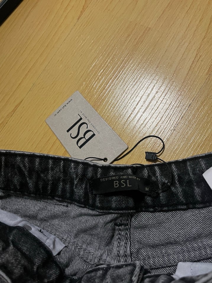 Gri Loose Fit BSL Kadın Denim Pantolon - Görsel 4