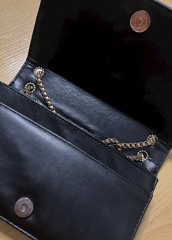 Beymen Siyah Deri Fermuarlı Kadın Çanta - Görsel 4