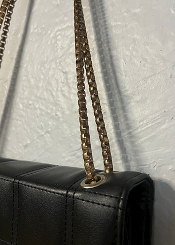 Beymen Siyah Deri Fermuarlı Kadın Çanta - Görsel 5