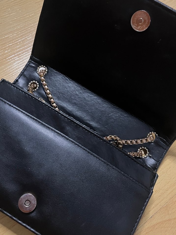 Beymen Siyah Deri Fermuarlı Kadın Çanta - Görsel 4