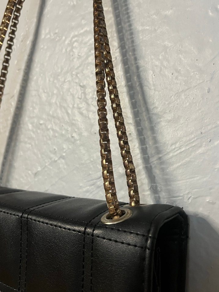 Beymen Siyah Deri Fermuarlı Kadın Çanta - Görsel 5