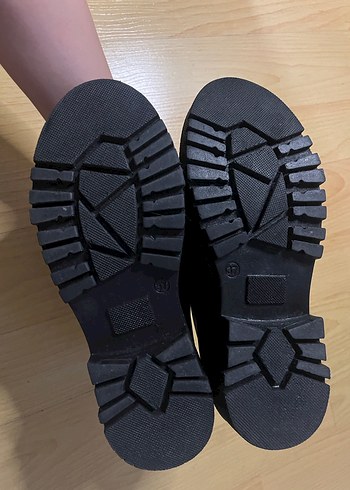 Siyah Platform Topuklu Kadın Loafer - Görsel 5