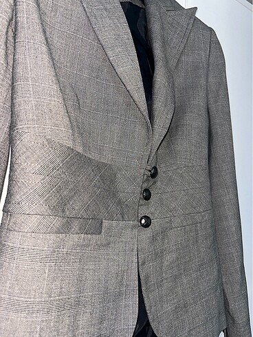 36 Beden Gri ceket blazer