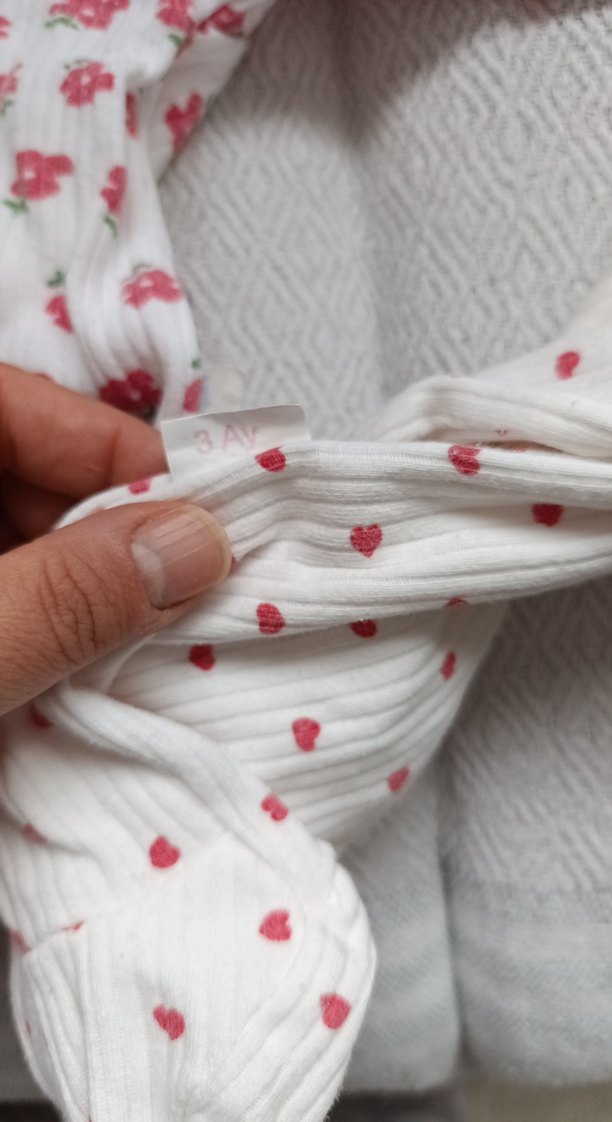 Pamuk Kırmızı Bebek Tulum - Görsel 5