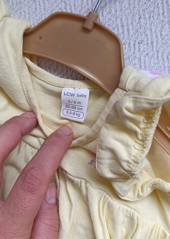 Kız Çocuk Renkli Fırfırlı Pamuklu Elbise - Görsel 3