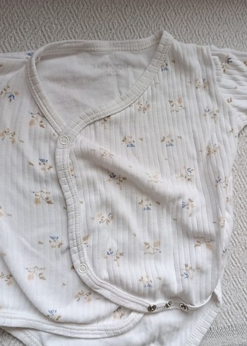 Pembe cicekli Uzun Kollu Bebek Body - Görsel 4