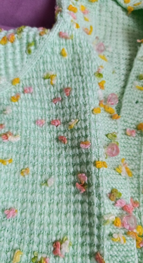 Nakışlı Bohem Kız Çocuk Kapüşonlu Hırka - Görsel 2