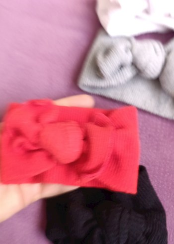 Örgü Desenli Geniş Saç Bantları 4'lü Set - Görsel 4