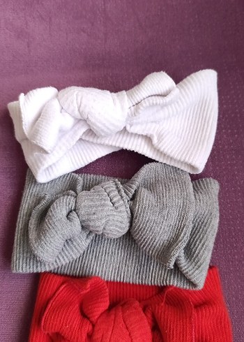 Örgü Desenli Geniş Saç Bantları 4'lü Set - Görsel 2