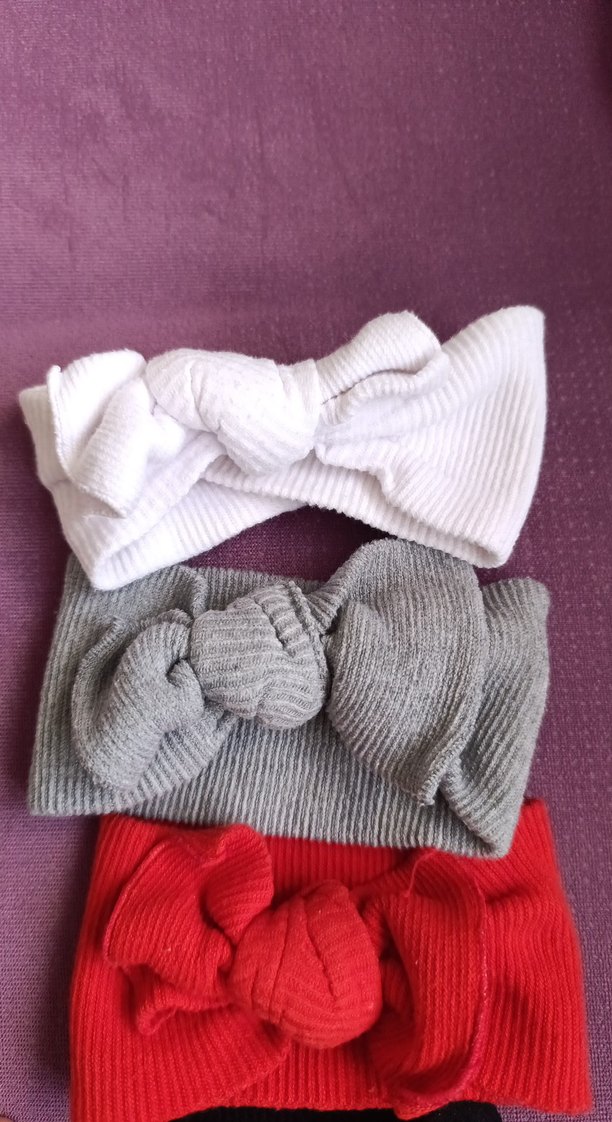 Örgü Desenli Geniş Saç Bantları 4'lü Set - Görsel 2