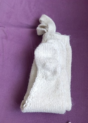 Erkek Çocuk Örgü Tulum Gri Beyaz - Görsel 4