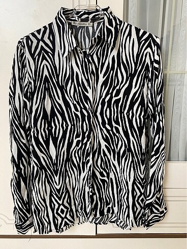 zebra desen gömlek