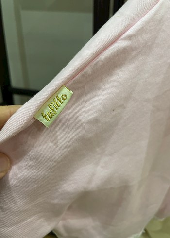 Pembe Kapüşonlu Kız Panço Fırfırlı Nakışlı - Görsel 5