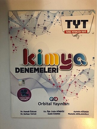 Orbital yayınları tyt kimya denemeleri