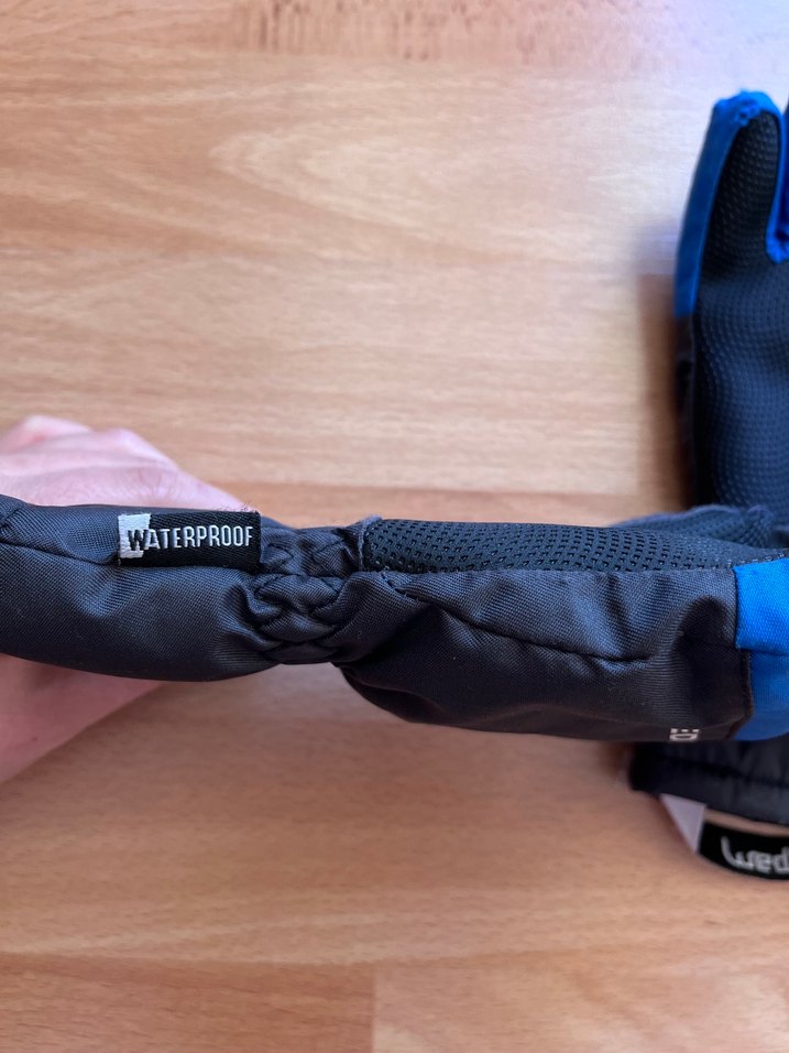 Mavi Erkek Çocuk Eldiveni - Görsel 4