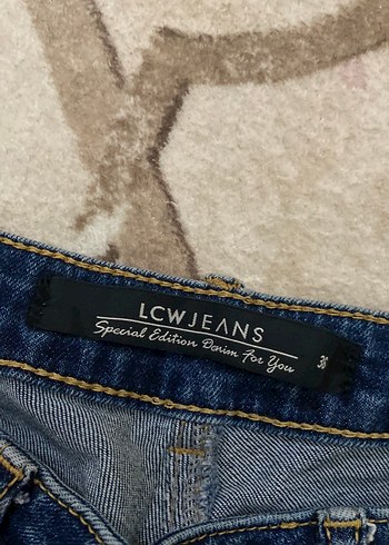 36 Beden Mavi Kadın Denim Jean Pantolon