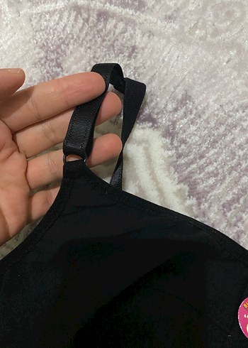 Siyah Rahat Sokak Stili Sütyen - Görsel 4