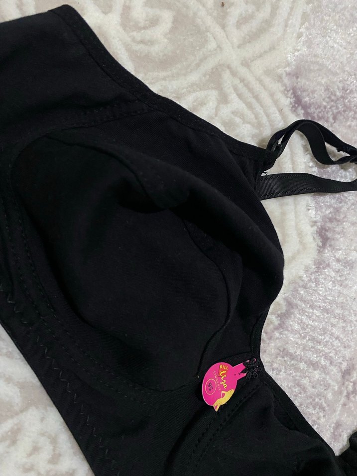 Siyah Rahat Sokak Stili Sütyen - Görsel 2