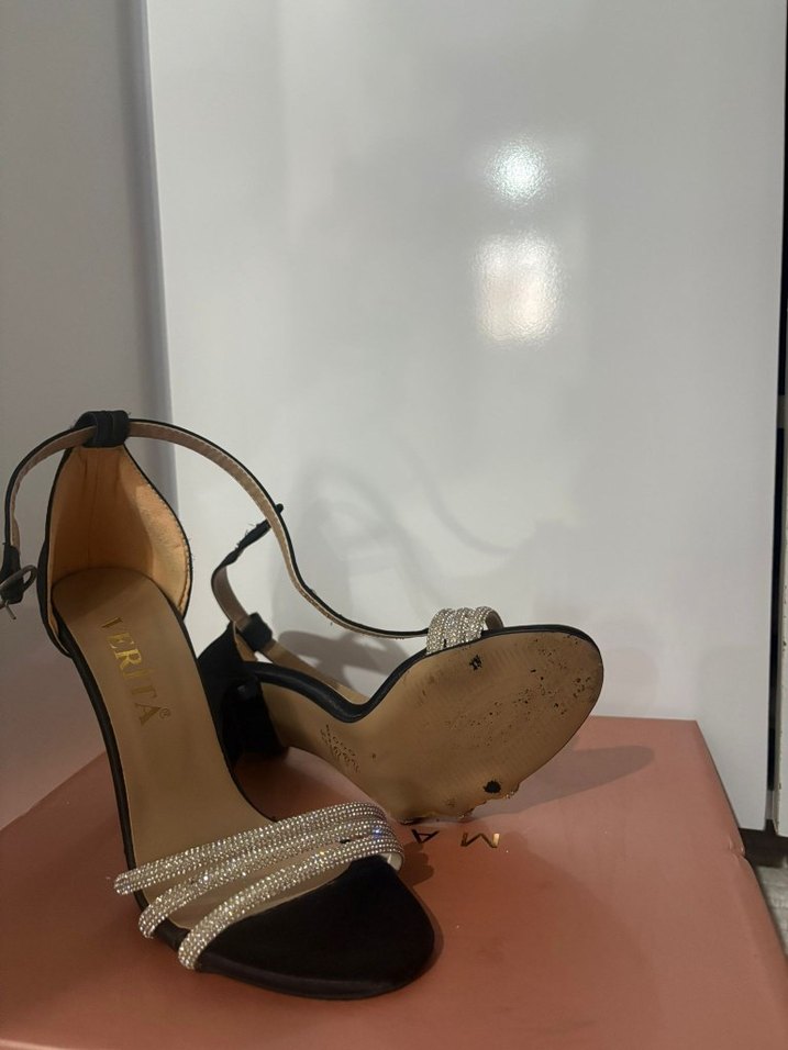 taşlı topuklu - Görsel 2