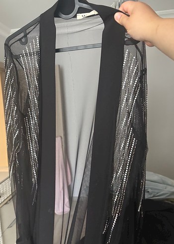 Taç Siyah Gotik Tarz kimono